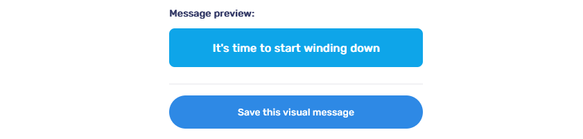 Enter message text field